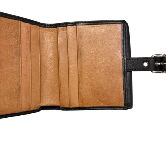 Coach black leather vintage y2k buckle wallet - Picture 12 of 12